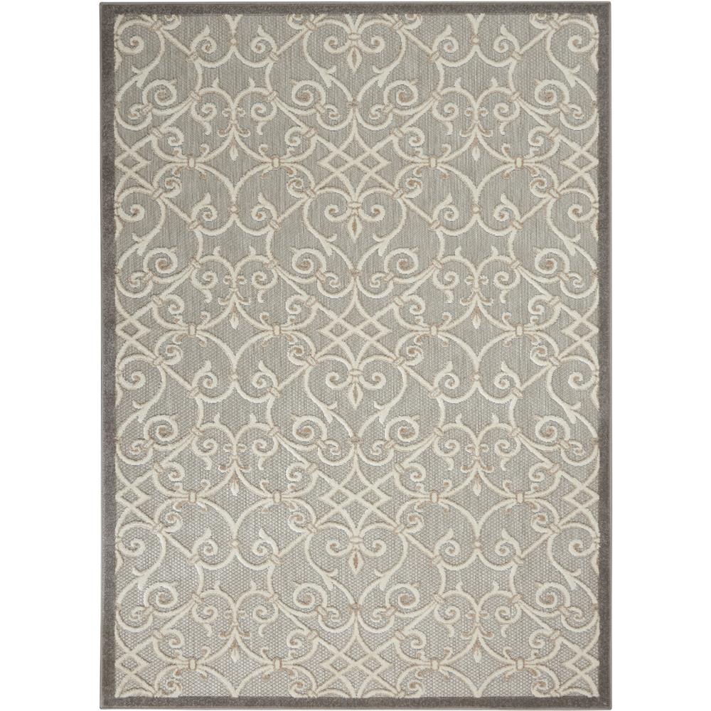 Nourison ALH21 Aloha 3 Ft.6 In. x 5 Ft.6 In. Indoor/Outdoor Rectangle Rug in  Natural