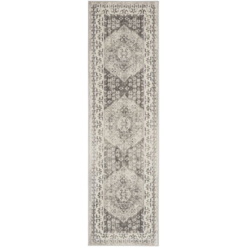 Nourison CYR05 Cyrus 2 Ft. 2 In. x 7 Ft. 6 In. Area Rug in Ivory