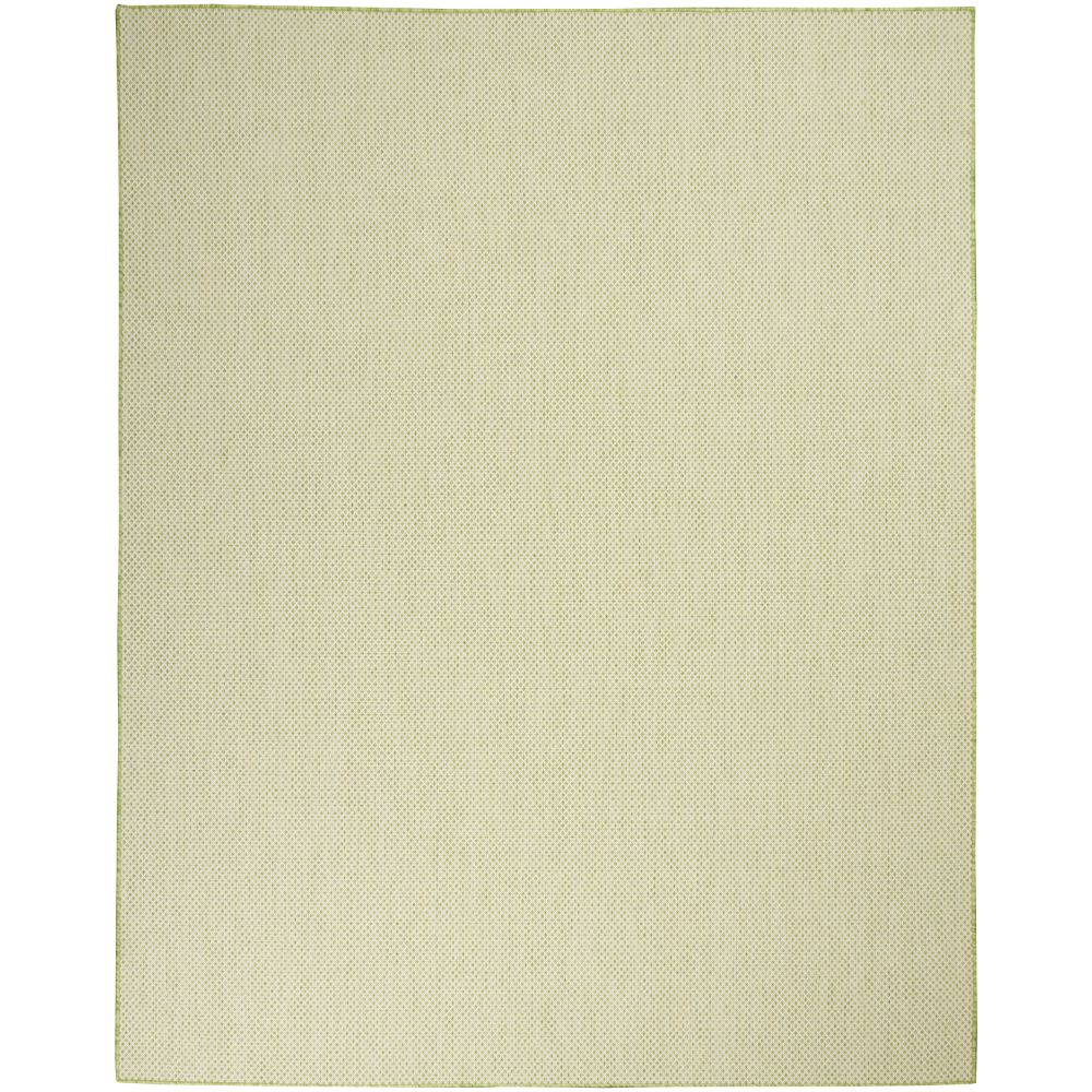 Nourison COU01 Courtyard 7 Ft. x 10 Ft. Area Rug in Ivory Green