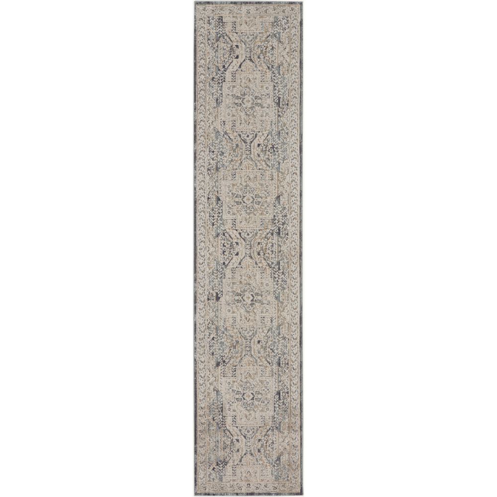 Nourison NYE01 Nyle Area Rug in Ivory Charcoal, 2