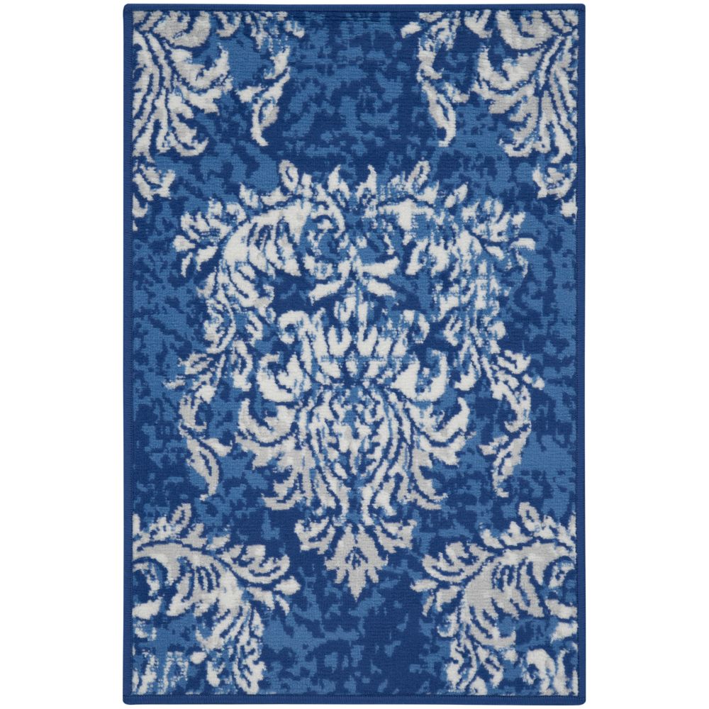 Nourison WHS11 Whimsical 2 Ft. x 3 Ft. Area Rug in Navy Ivory