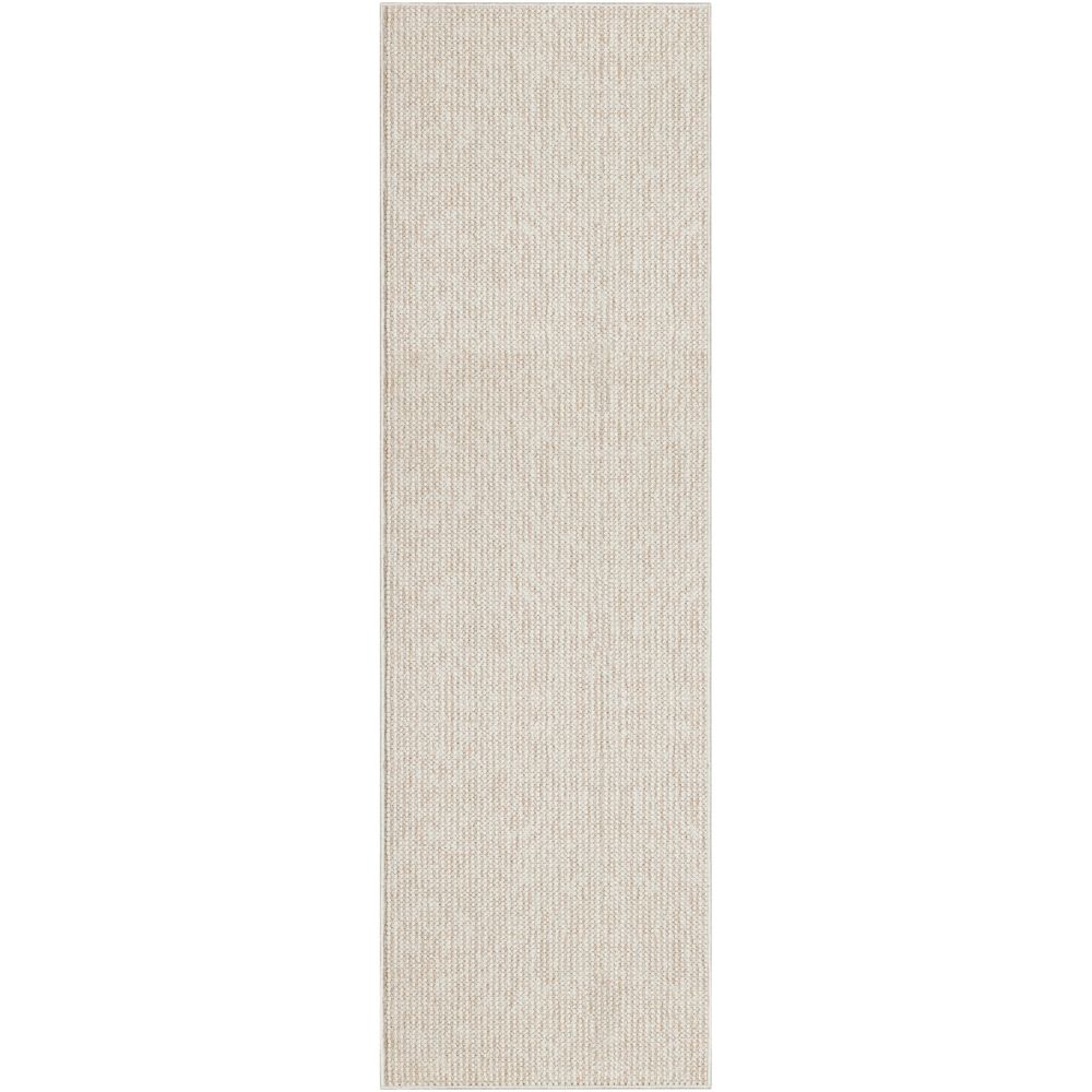 Nourison TXH01 Textured Home Area Rug 2 ft. X 6 ft. in Ivory Beige