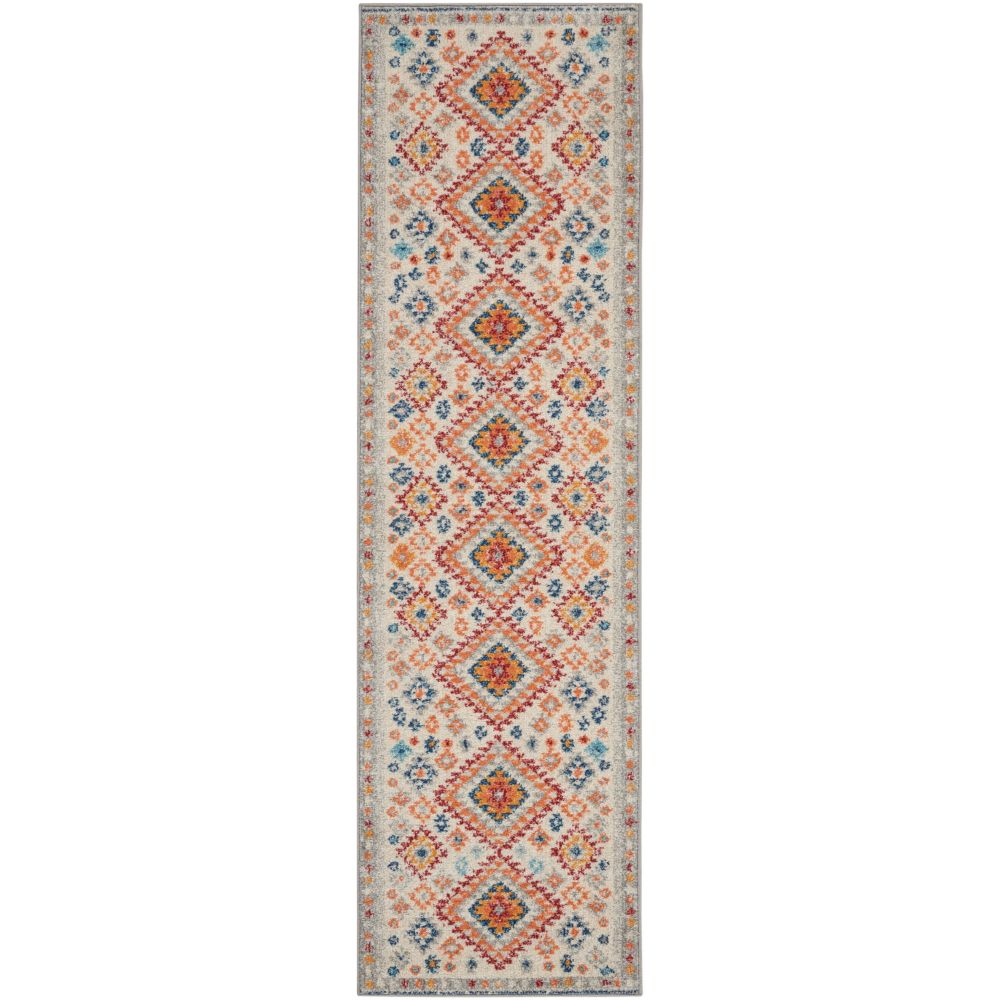 Nourison PSN47 Passion 2 Ft. 2 In. x 7 Ft. 6 In. Area Rug in Ivory/Multi