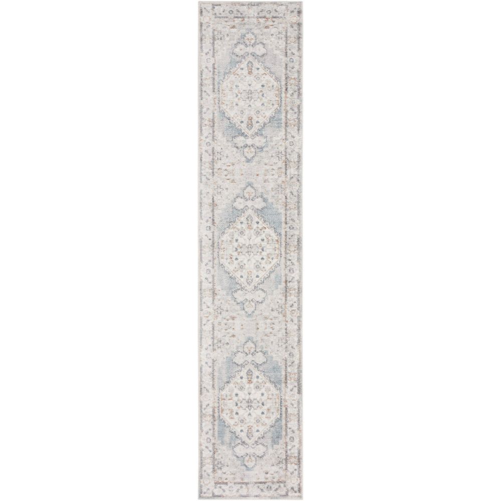Nourison ASW11 Astra Machine Washable Area Rug in Light Blue, 2