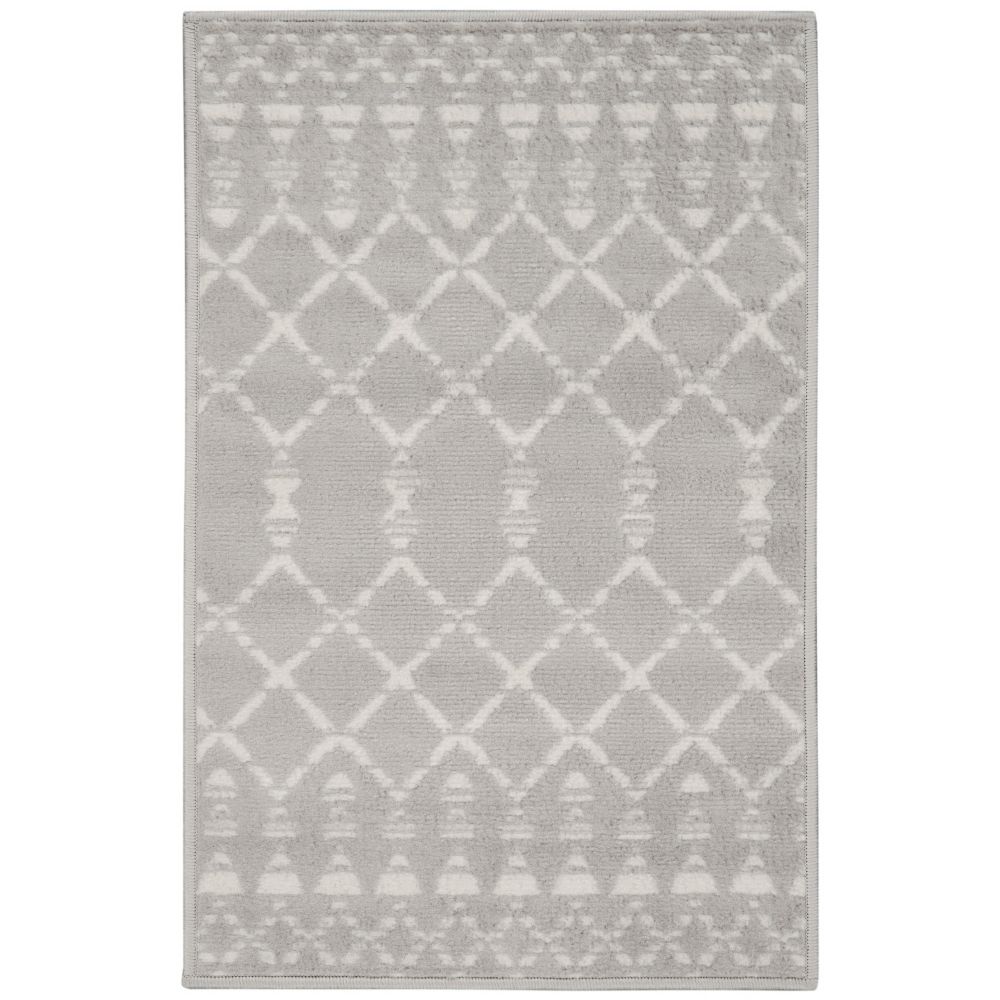Nourison WHS02 Whimsical 2 Ft. x 3 Ft. Area Rug in Gray