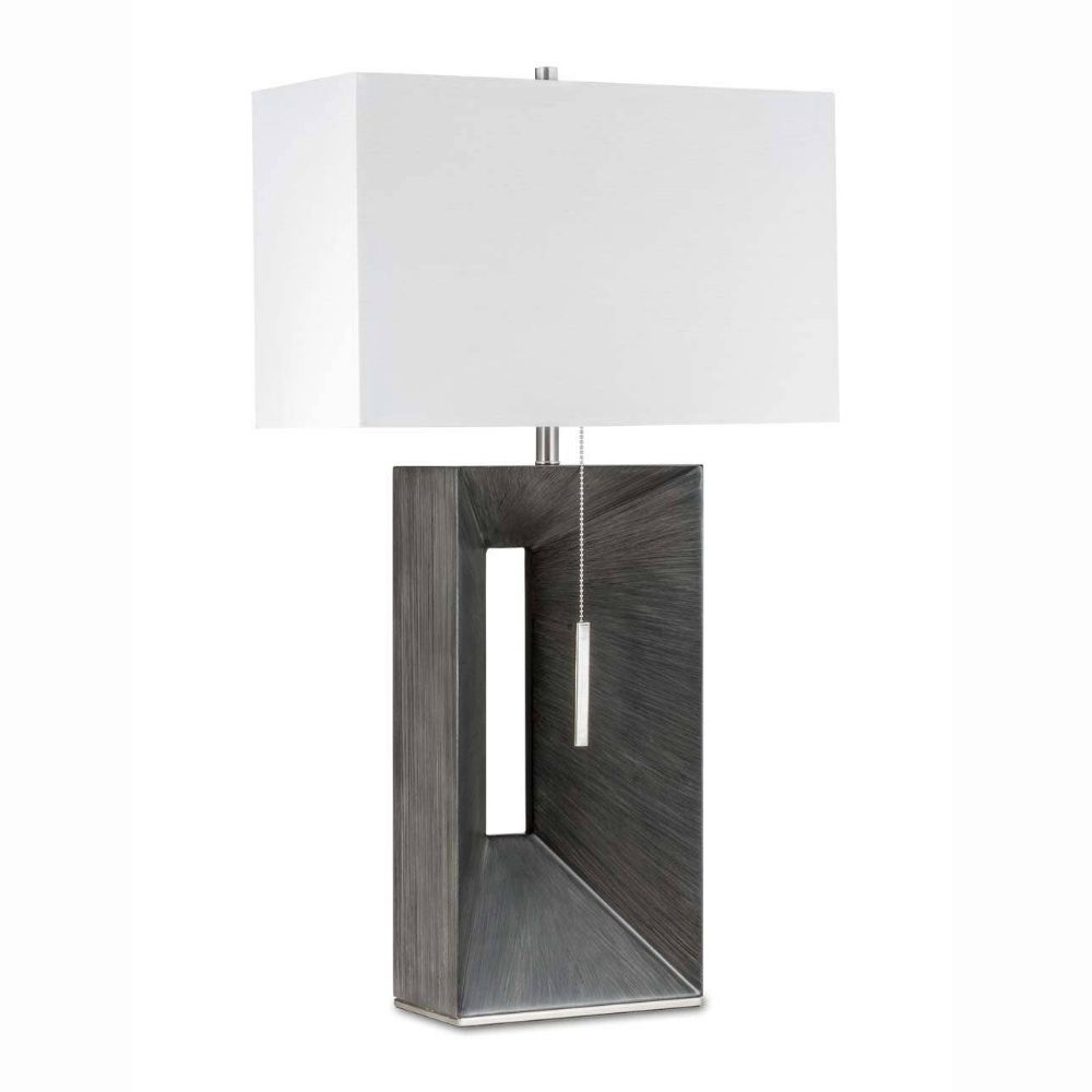 Nova Lighting 1011095 Parallux Standing Table Lamp Charcoal Gray 30"