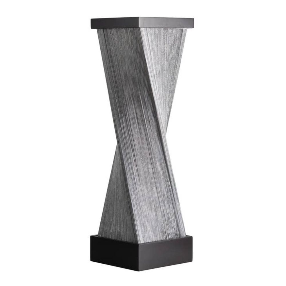 Nova Lighting 10272020 Torque 24" Accent Table Lamp in Espresso and Satin Nickel with Online Switch
