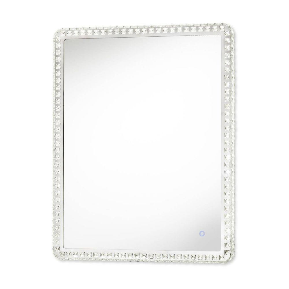 Nova Lighting 4111293CH Marilyn Illuminated mirror Rectangular Large Chrome 40"