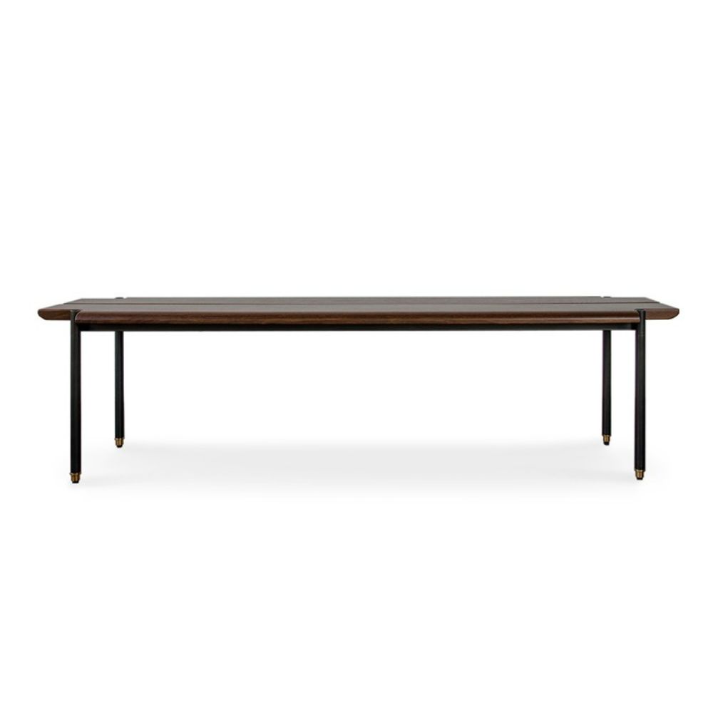 Nuevo HGDA567 Stacking Bench Occasional Bench in Smoked