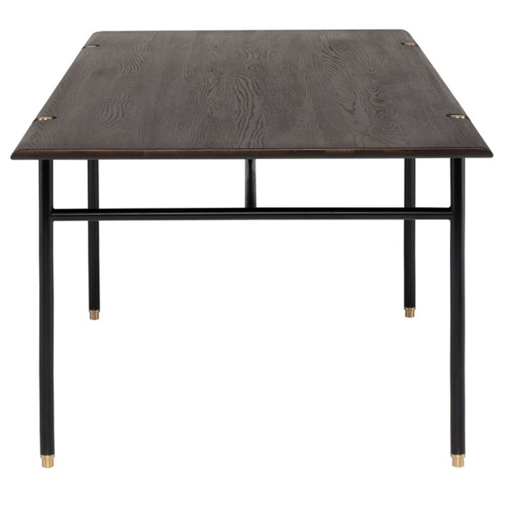 Nuevo HGDA837 Stacking Table Dining Table in Smoked