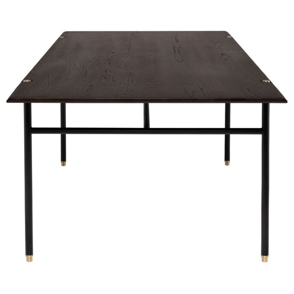 Nuevo HGDA849 Stacking Table Dining Table in Smoked
