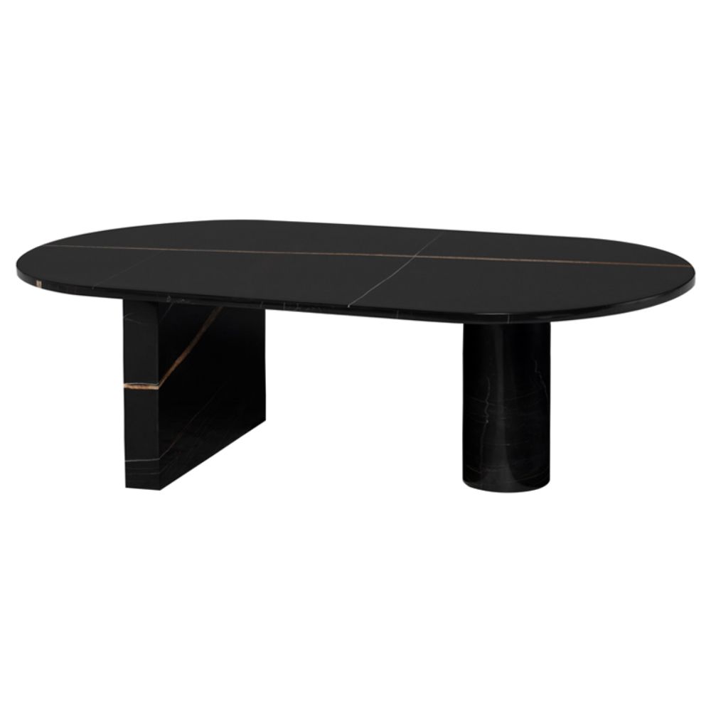 Nuevo HGMM240 Stories Coffee Table  - Noir Top and Noir Legs