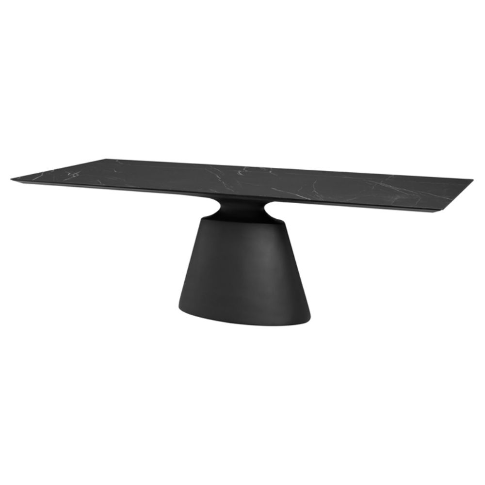 Nuevo HGNE293 Taji Dining Table in Black