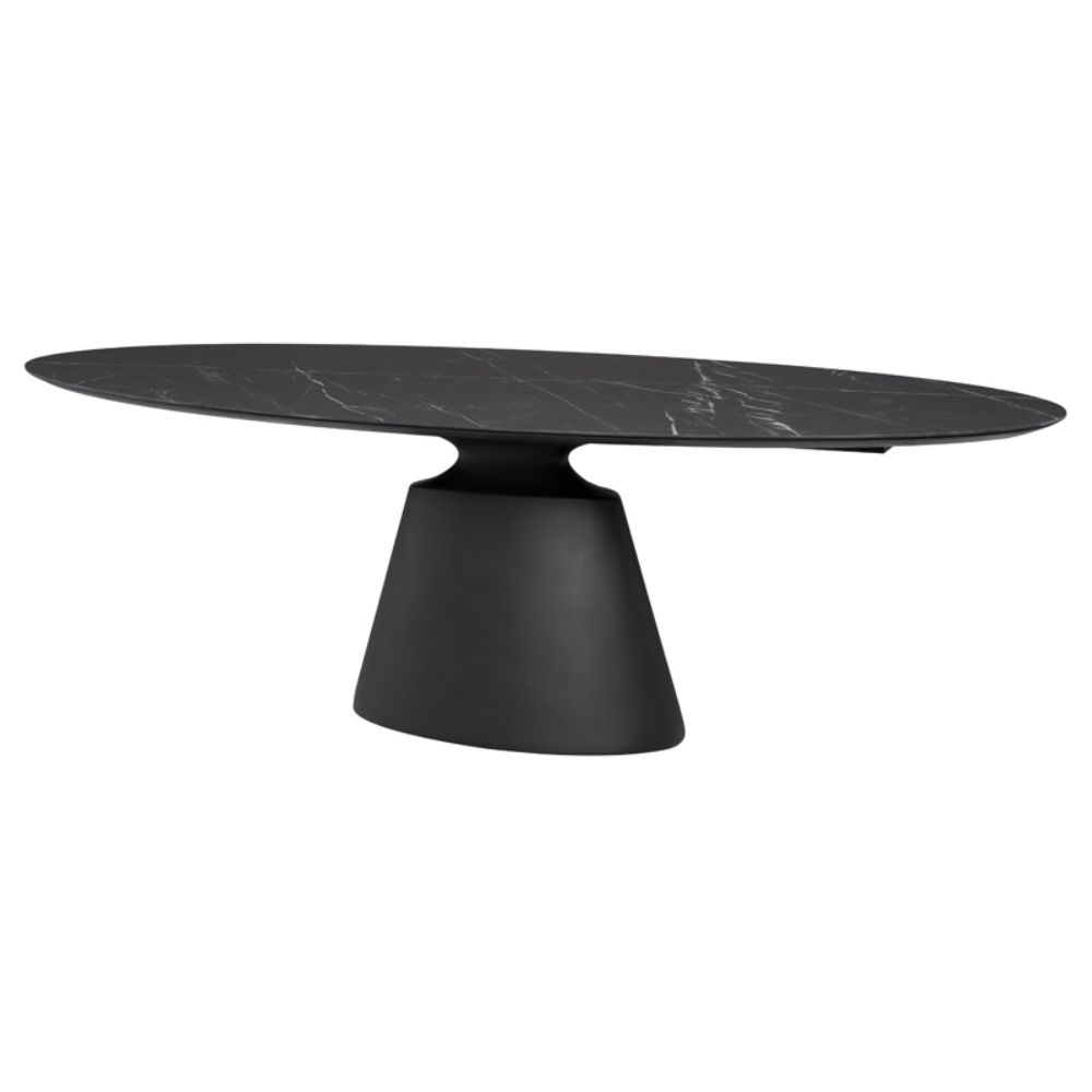 Nuevo HGNE294 Taji Dining Table in Black