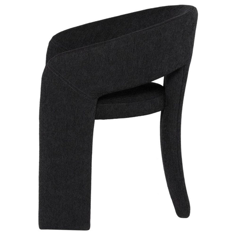 Nuevo HGSN234 Anise Dining Chair in Activated Charcoal