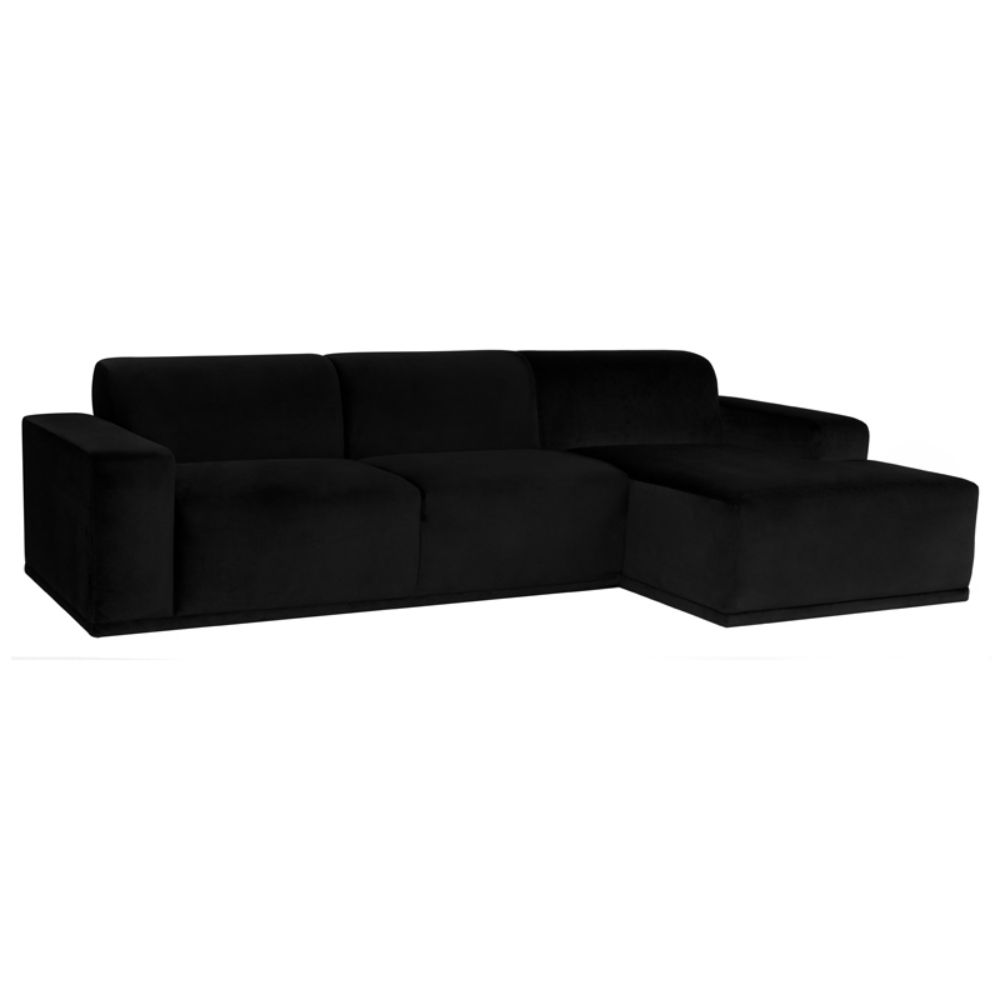 Nuevo HGSN300 Leo Sectional Sofa in Black