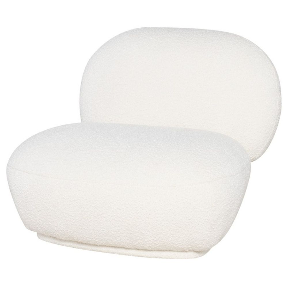 Nuevo HGSN378 Seba Occasional Chair with Buttermilk Boucle in Matte Buttermilk Boucle