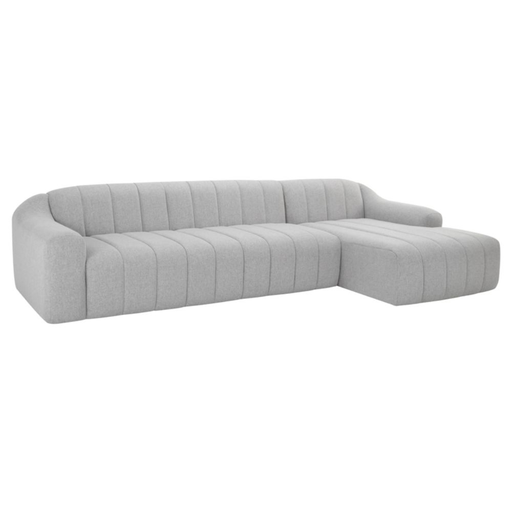 Nuevo HGSN421 Coraline Sectional Sofa in Linen