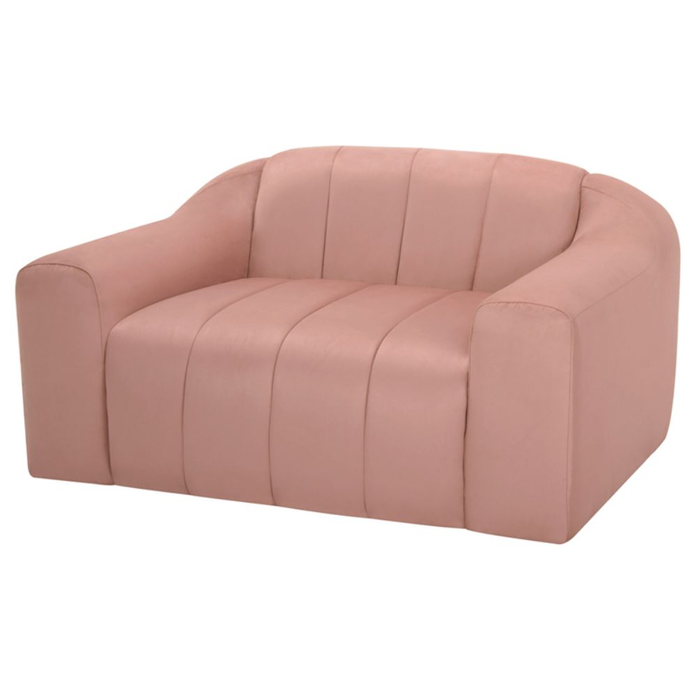 Nuevo HGSN435 Coraline Single Seat Sofa in Petal Microsuede