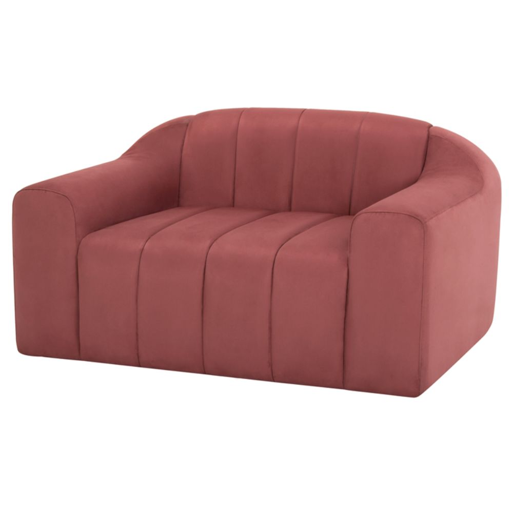Nuevo HGSN436 Coraline Single Seat Sofa in Chianti Microsuede