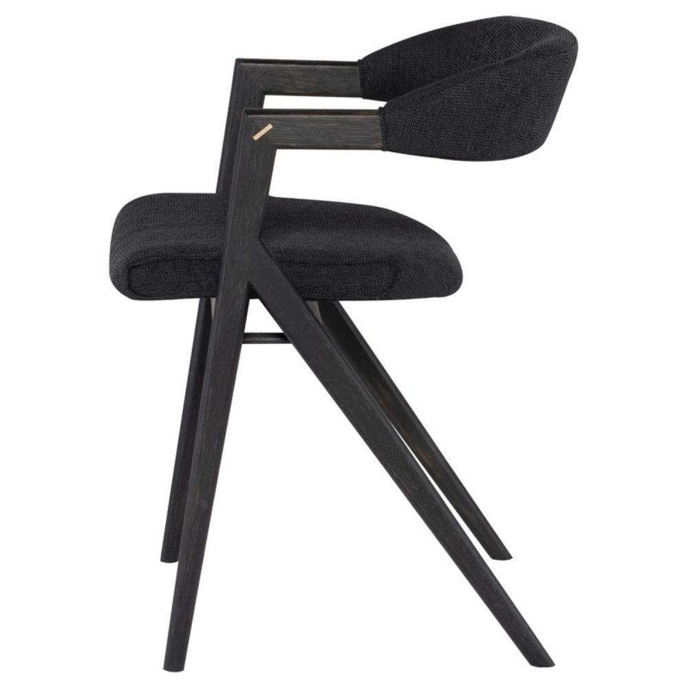 Nuevo HGSR780 Anita Dining Chair in Activated Charcoal