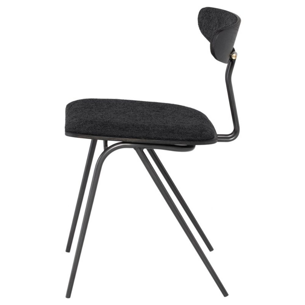 Nuevo HGSR791 Giada Dining Chair in Activated Charcoal