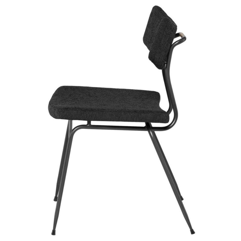 Nuevo HGSR806 Soli Dining Chair in Activated Charcoal