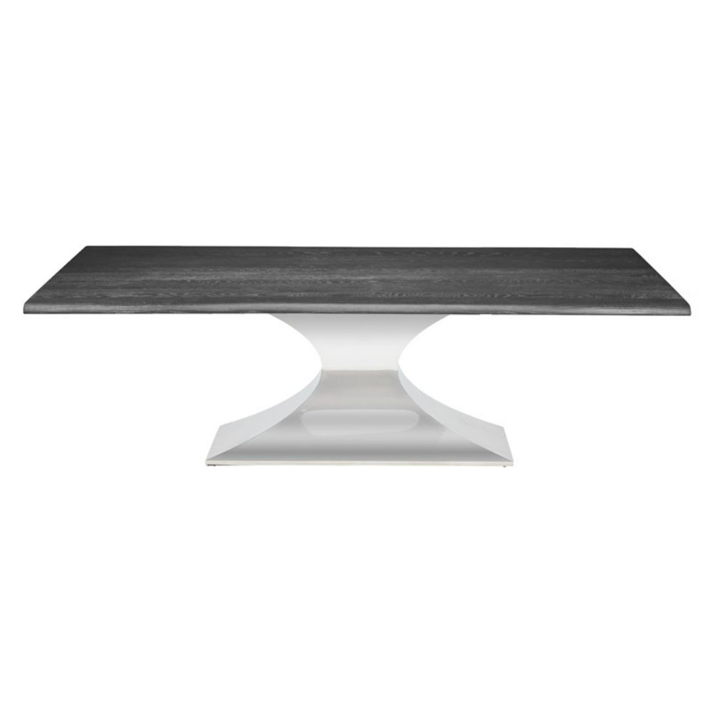 Nuevo HGSX231 Praetorian Dining Table in Oxidized Grey