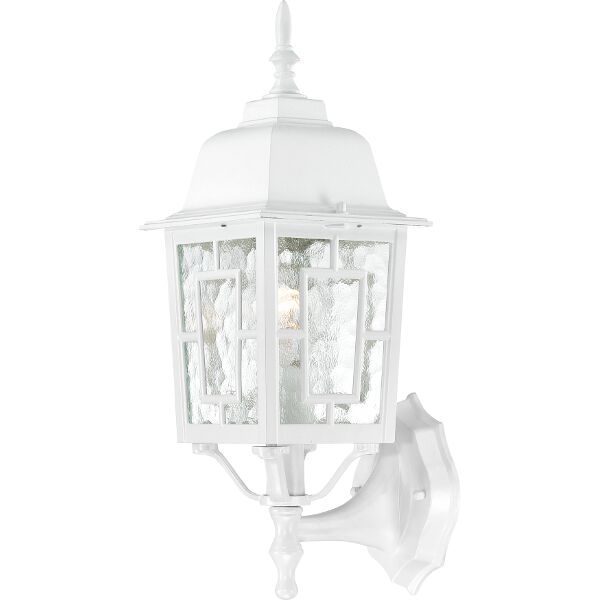 Nuvo Lighting 60/3487 Banyan 1 Lgt 17 Outdoor Wall in White