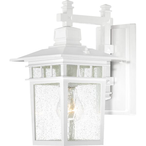 Nuvo Lighting 60/3491 Cove Neck 1 Lgt Outdoor Wall in White