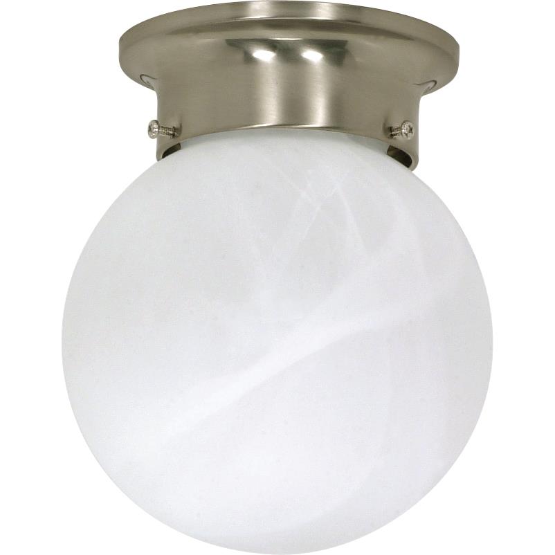 Nuvo Lighting 60/6008 1 Lt - 6" Ball Flush Fixture in Brushed Nickel