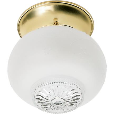 Nuvo Lighting 60/6029 1 Light 6" Ball Fixture in Polished Brass