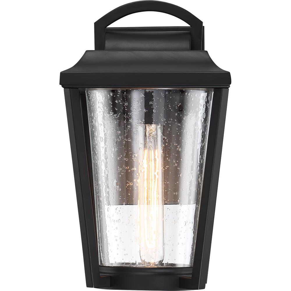 Nuvo Lighting 60/6512  Lakeview - 1 Light Small Lantern; Aged Bronze Finish with Clear Seed Glass in Aged Bronze / Glass Finish