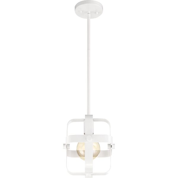 Nuvo Lighting 60/6721 Prana 1 Light Mini Pendant in White