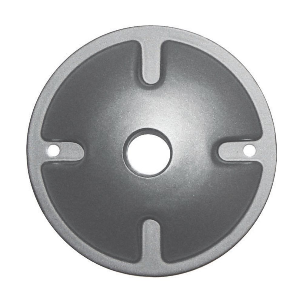Nuvo 60-673 1-Light Die Cast Mounting Plate; Light; Gray