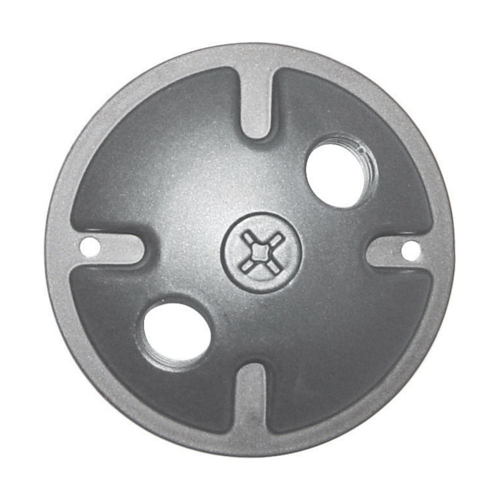 Nuvo 60-674 2-Light Die Cast Mounting Plate; Light; Gray