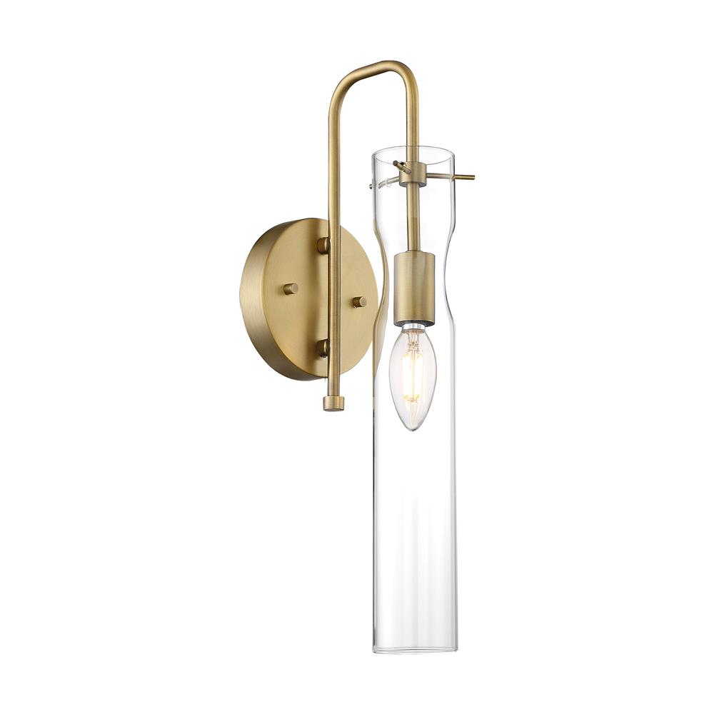 Nuvo Lighting 60-6855 Spyglass - 1 Light Sconce - Vintage Brass Finish