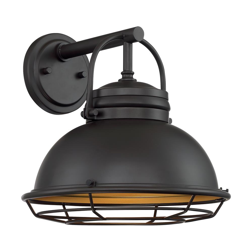 Nuvo Lighting 60-7072 Upton - 1 Light Sconce with- Dark Bronze and Gold Finish