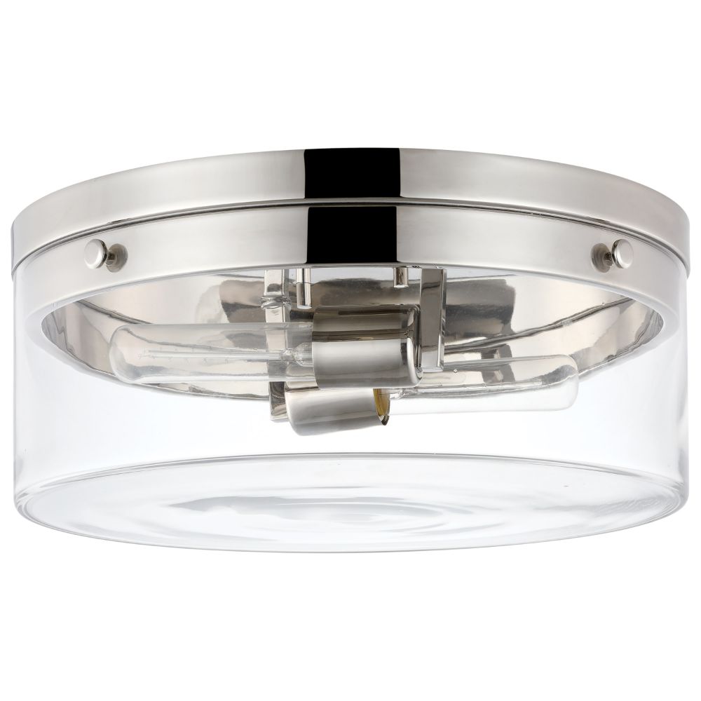 Nuvo Lighting 60/7636 Intersection Small Flush In Polished Nickel