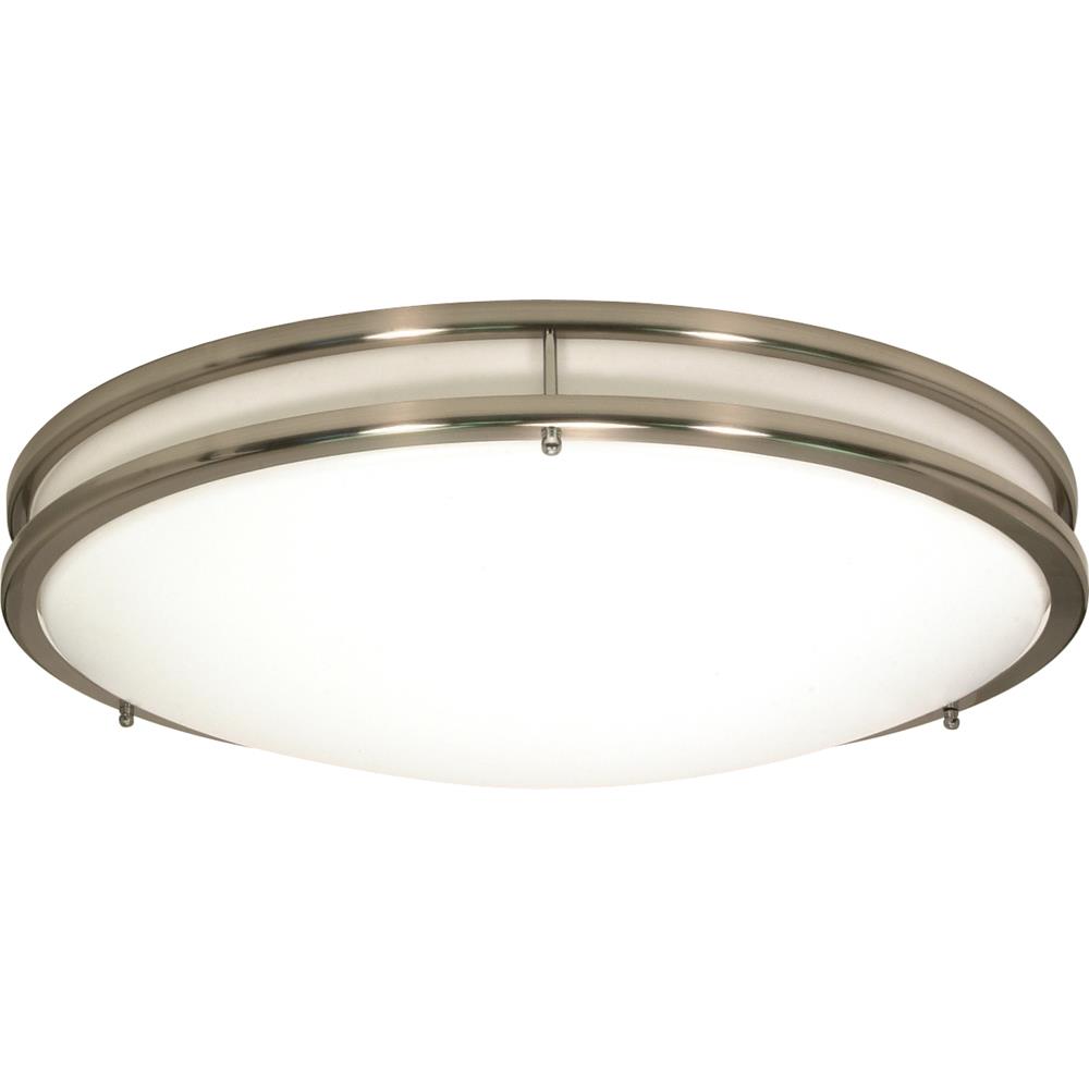Nuvo Lighting 62/1035  Glamour LED 10" Flush Mount Fixture - Brushed Nickel Finish - Lamps Included in Brushed Nickel Finish