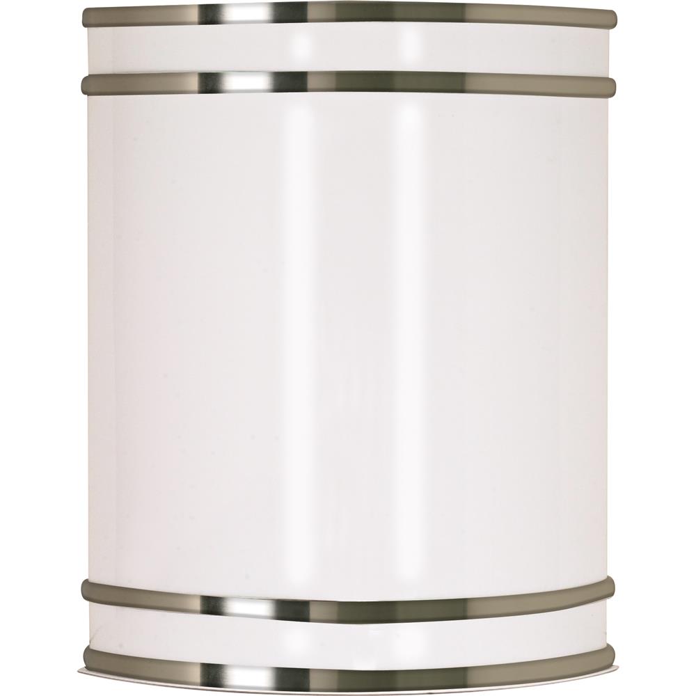 Nuvo Lighting 62/1045  Glamour LED 9" Wall Sconce - Brushed Nickel Finish - Lamps Included in Brushed Nickel Finish