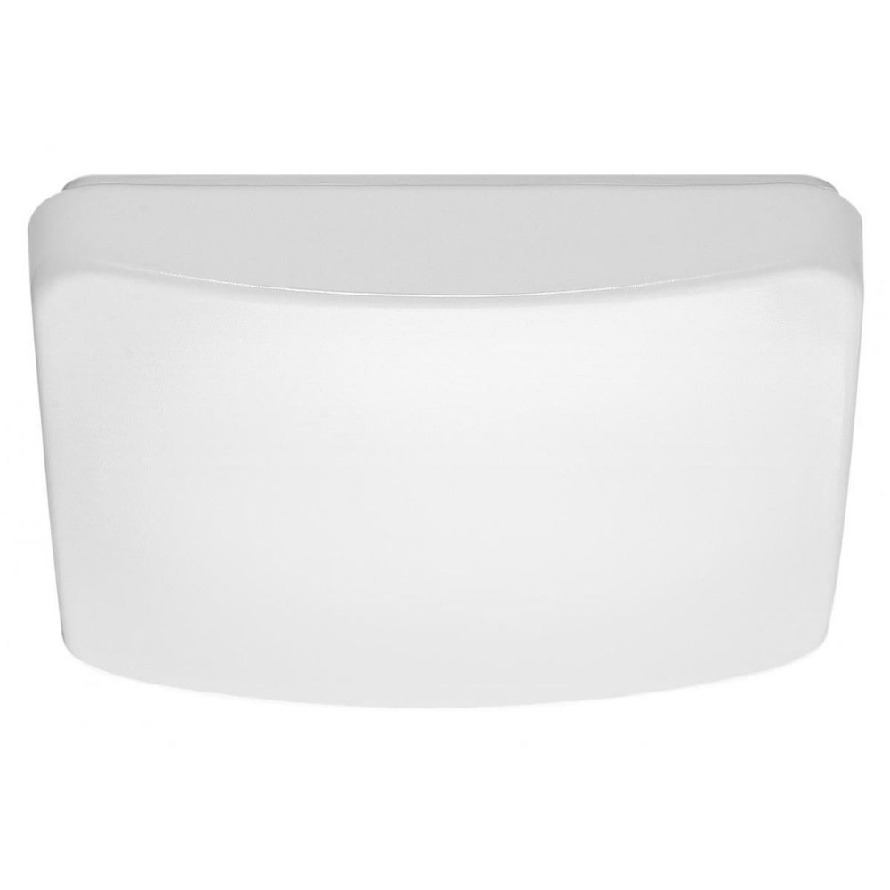 Nuvo Lighting 62-1215 11" Square Acrylic LED Flush Mount with Sensor in White