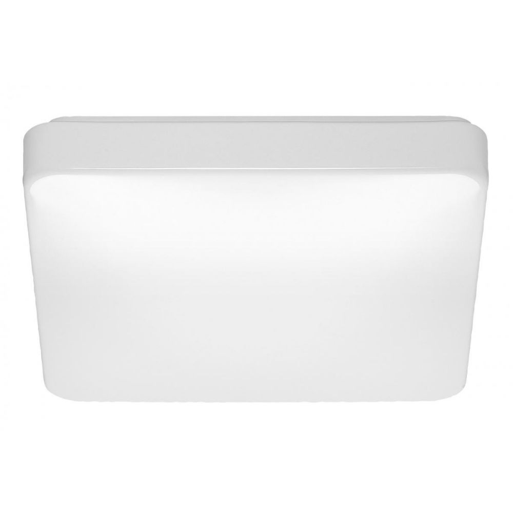 Nuvo Lighting 62-1217 14" Square Acrylic LED Flush Mount with Sensor in White