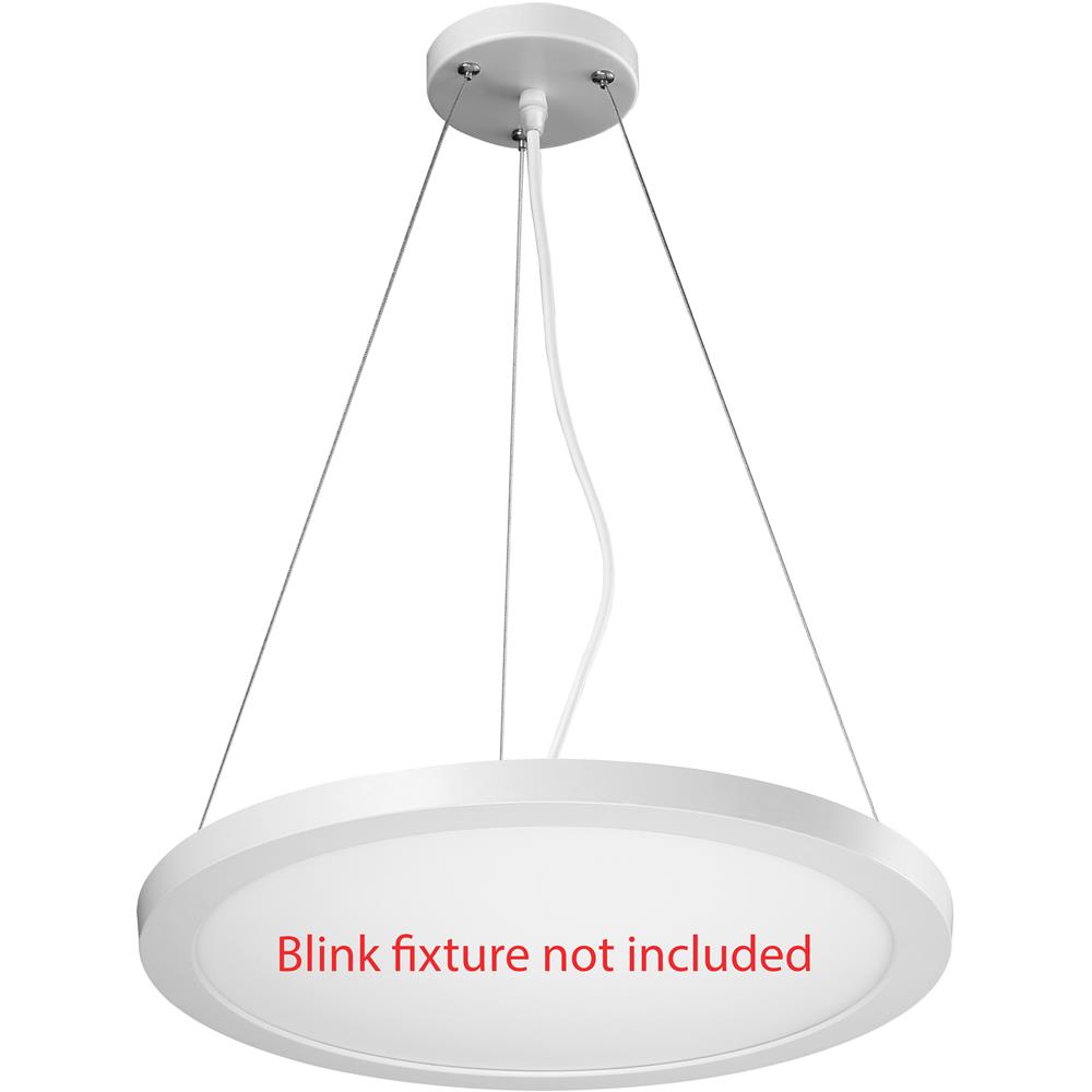 Nuvo Lighting 62/1294  15" Blink Pendant Conversion Kit; White Finish in White Finish