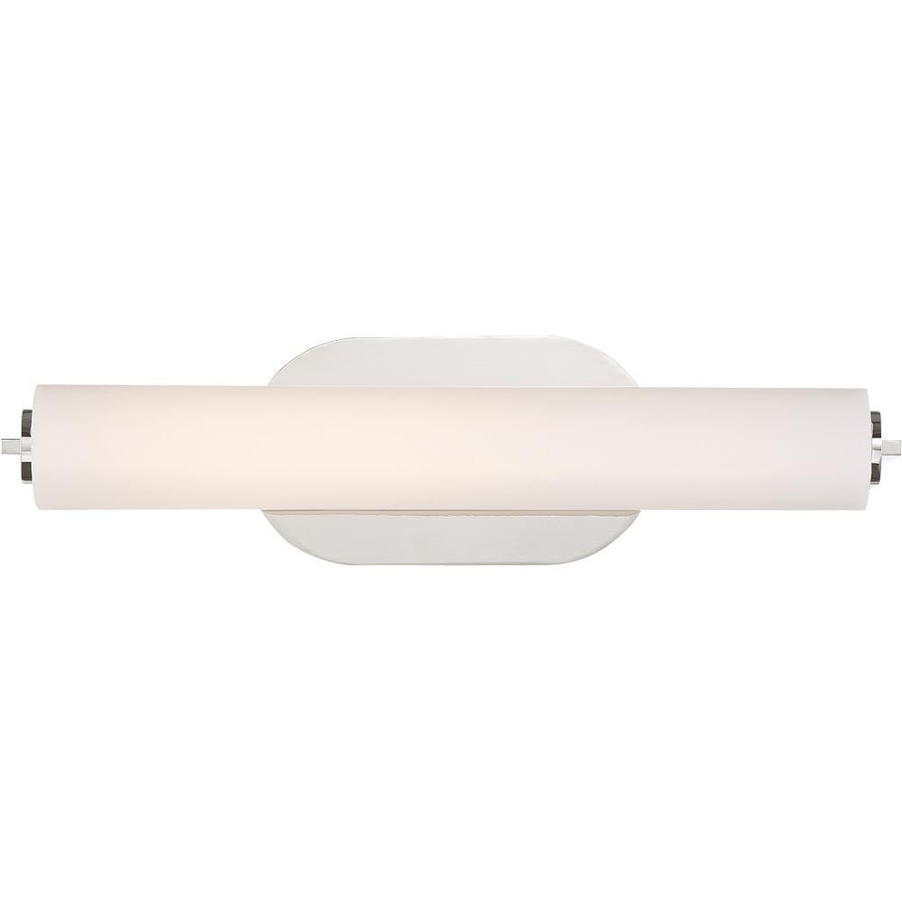 Nuvo Lighting 62/1324  Lana - LED Small Vanity; Polished Nickel Finish with White Acrylic in Polished Nickel Finish