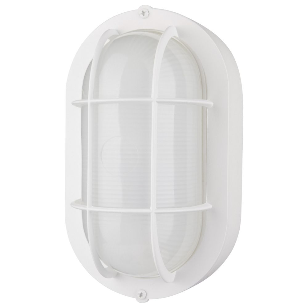 Nuvo 62-1388 Led Small Oval Bulk Head In White