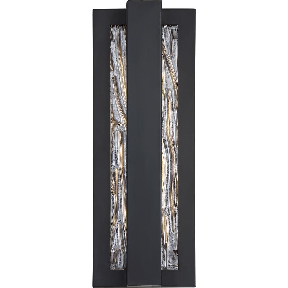 Nuvo Lighting 62/1402  Lucas - LED Wall Sconce; Aged Bronze Finish with Water Glass in Aged Bronze Finish