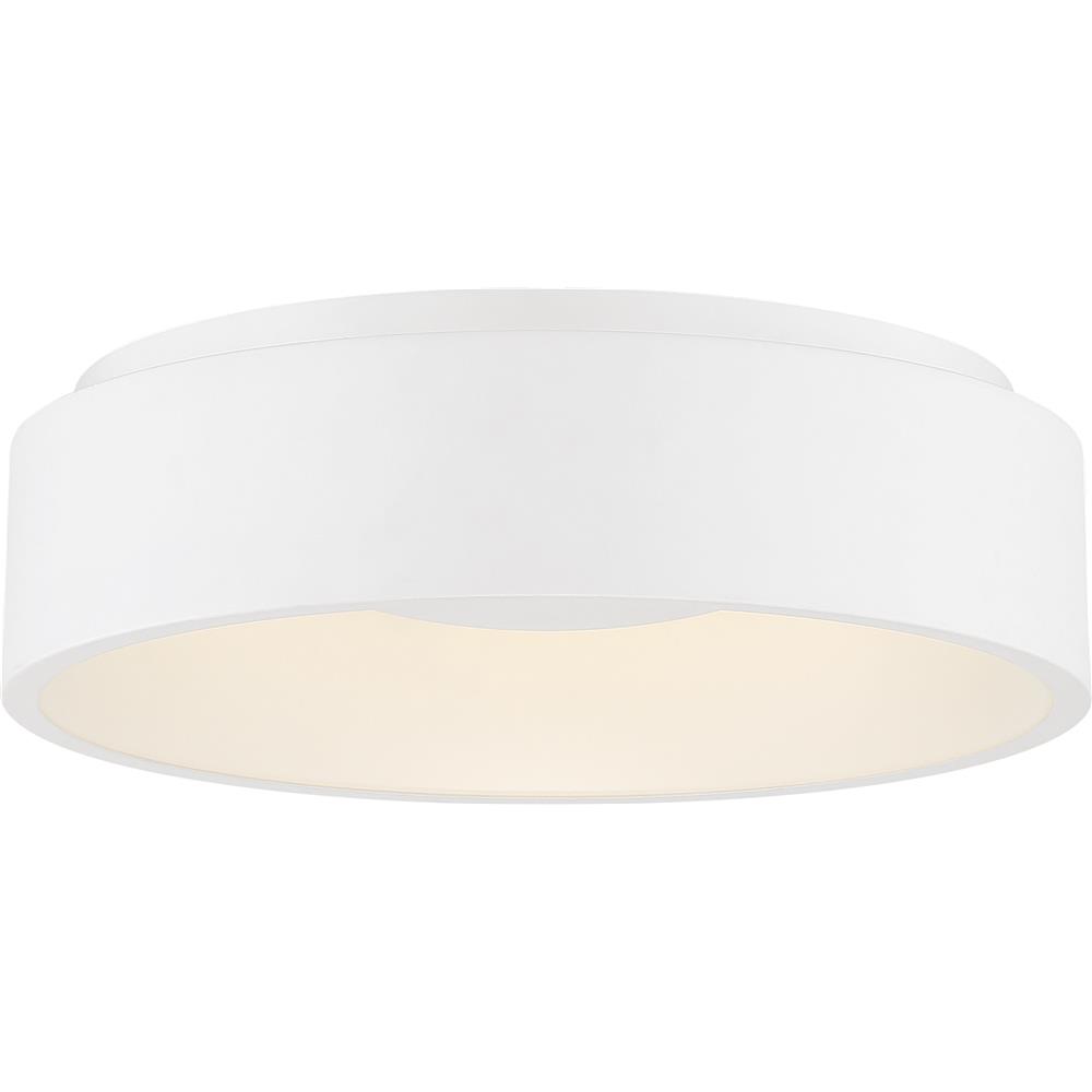 Nuvo Lighting 62/1451  Orbit - 20 Watt LED Flush Mount; White Finish in White Finish