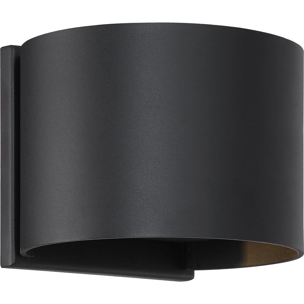 Nuvo Lighting 62/1464 Lightgate Led Round Sconce in Black