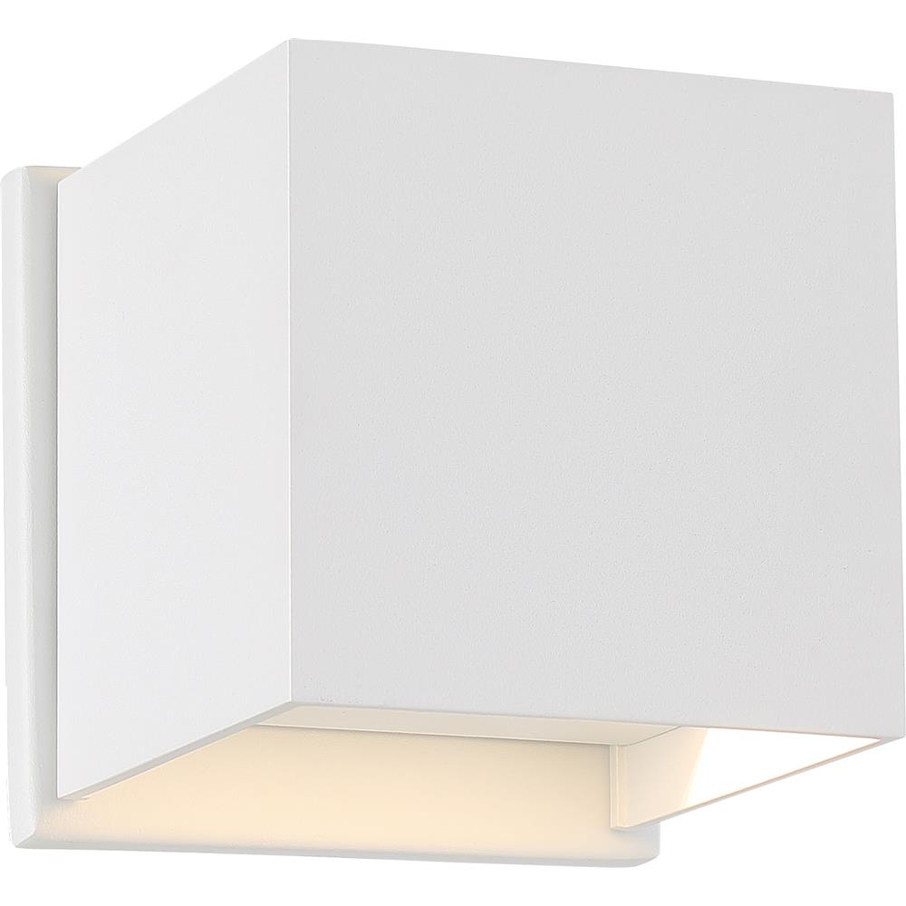 Nuvo Lighting 62/1467 Lightgate Led Square Sconce in White